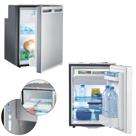 Mini Geladeira Automotiva DOMETIC COOLMATIC CRX80 78L - Bivolt: 12V e 24V - Ideal p/ Trailers, Barcos, Motorhome