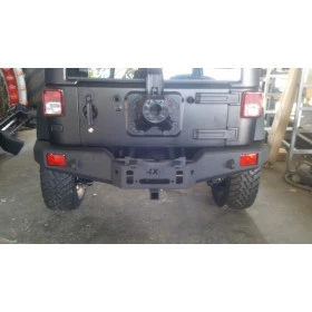 Para-choque Traseiro com Base para Guincho para Jeep Wrangler Ano 2007 à 2014