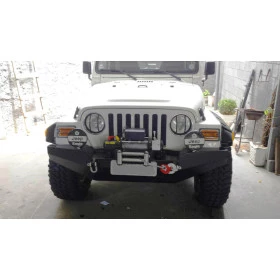 Para-choque Dianteiro com Mesa de guincho para Jeep Wrangler TJ de 1998 à 2006