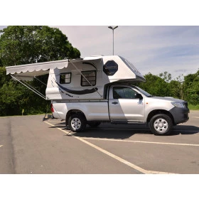 Motorhome Camper Wheel modelo Cabine Simples 7,4m² p/ Hilux, Amarok, S10, Frontier, Ranger, L-200 , e outras do mesmo po