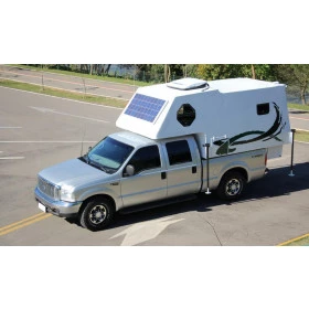 Motorhome Camper Wheel modelo Grand Camper Cabine Simples ou Dupla 8,1m² para F250, F350, F1000, Dodge Ram, Silverado, D