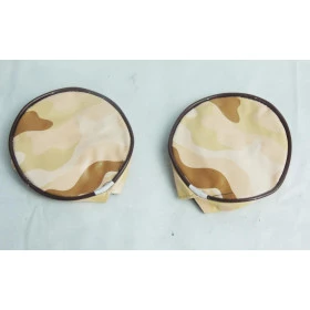 Capa de farol de Milha Camuflado / Marron c/ 17cm de diâmetro (O par)