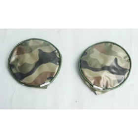 Capa de farol de Milha Camuflado / Verde c/ 17cm de diâmetro (O par)