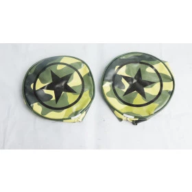 Capa de farol de Milha Estrela / Camuflado c/ 17cm de diâmetro (O par)