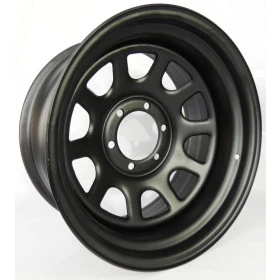 Roda 17x8 6 furos de 139,7 Daytona em aço reforçado - Offset negativo -25 (Não precisa de espaçador de roda)
