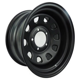 Roda Daytona Black em Aço (Estilo Mangels) 16x8, 5 Furos de 114,3 para  para Cherokee até 1999 Ranger antiga,  Troller a