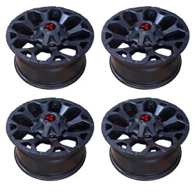 Jogo com 4 Rodas 17x9 6 Furos Mitsubishi Produto de Mostruário Novas
