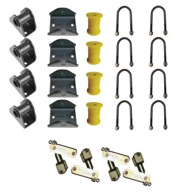 Kit básico de suspensão com Jumelo Revolver Toyota serve p/ adaptar em jeep ( Jumelo baixo Canela Grossa )