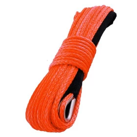 Cabo Sintético Kevlar p/ Guincho 28mts 10mm 8.500lbs 12.000lbs 13.500lbs - Laranja