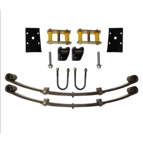 1/2 Kit Feixe de Molas Traseiro Jumelo Alto de Toyota p/ Adaptar em Jeep , Rural e F-75 - Para 1 Eixo