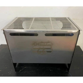 Churrasqueira de Inox portátil  para trilhas  e expedições