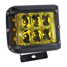 Farol de Neblina 12 LEDS 60 watts cor Ambar  Ideal para Expedições Longas