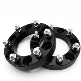 Par de Espaçador de Roda 6x139.7 35mm Cor Preta 12mmx1.5" CB: 108mm p/ Troller / L200 Triton / Bandeirante / Hilux