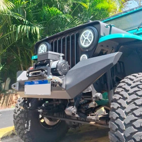 Para choque Dianteiro Jeep Willys CJ3 e CJ5 Todos