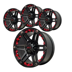 Jogo com 4 Rodas 17x9 6 furos de 139,7 (Nova Ranger, Troller, Nova S 10, Triton, L 200 Off Set 0
