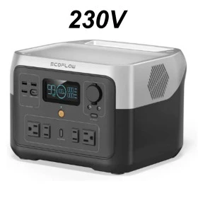 EcoFlow  RIVER 2 MAX Estação de Energia Portátil 500W de Potência - 512Wh de Capacidade - 230V