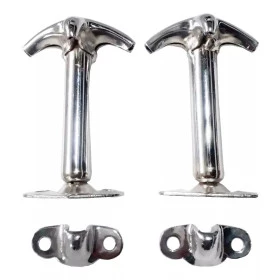 Gancho de capo cromado para jeep willys, Rural e F-75 - O Par
