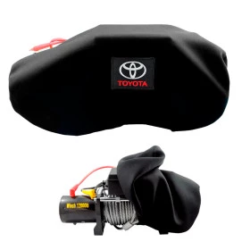 Capa para Guincho com Logo TOYOTA em Neoprene Ideal para Guinchos 8500lb 9000lb  12000lb 13500lb