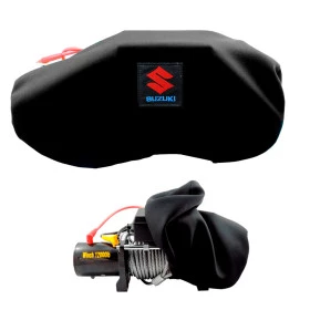 Capa para Guincho com Logo SUZUKI em Neoprene Ideal para Guinchos 8500lb 9000lb  12000lb 13500lb