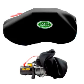 Capa para Guincho com Logo LAND ROVER em Neoprene Ideal para Guinchos 8500lb 9000lb  12000lb 13500lb
