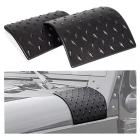 Protetor de carenagem Externa / Curvão lateral Body Armor para Jeep Wrangler JK JKU Unlimited Rubicon 2007-2018 - O Par