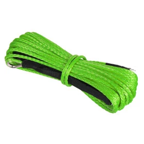 Cabo Sintético Kevlar p/ Guincho 28mts 10mm 8.500lbs 12.000lbs 13.500lbs - VERDE