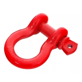 Anilha (Manilha) de Aço 3/4 com 4.7 Ton para Utilizar com Guincho - Ideal p/ Troller Jeep e Picapes - Vermelho