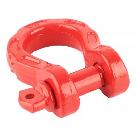Anilha Ultra Reforçada 3/4" com Pino 7/8" - Capacidade de 8 Toneladas / 17600 lbs - Vermelha