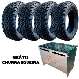 Jogo com 4 Pneus 265/70 R16 All terrain Modelo Tracker + Churrasqueira Grátis