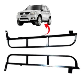 Estribo Rockslider Completo Parede de 3mm para Mitsubishi Pajero TR4