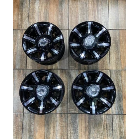 Jogo com 4 Rodas S236 Scorro Aro 16 5x139,7 F1000 / Cor Preto Diamante (NOVA) 