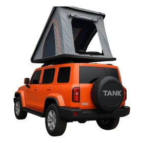 Barraca Teto para Camping Automotiva c/ Escada p/ 3 Pessoas p/ Camping, Pesca, Viagens, Expedições e Offroad - 205x145cm
