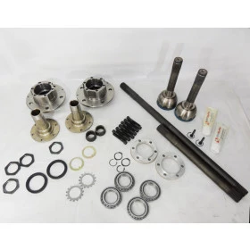 Kit de eixo Flutuante dianteiro High Performance  com Homocinéticas para Willys ou Ford 19 estrias O eixo mais reforçado