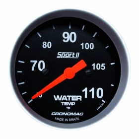 Termômetro Mecânico Temperatura da Água Cronomac 60mm – Cabo de 5 Metros – Linha Sport II