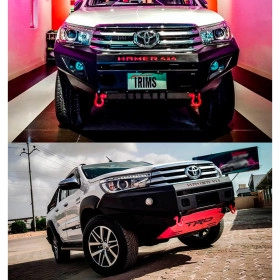 Para-choque Dianteiro Design Hammer p/ Toyota Hilux 2017 a 2023 Importado USA