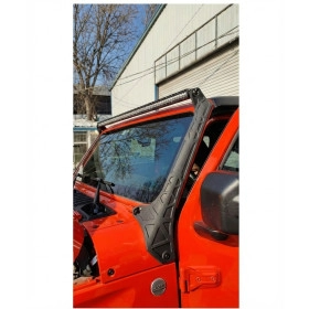 suporte para barra de led para quadro de parabrisa wrangler JL / JT 2018 a 2025 