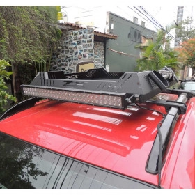 Bagageiro para Nissan Frontier - Cabine Dupla Todos os Anos (Em Aço Carbono) ( Não Acompanha Acessórios )