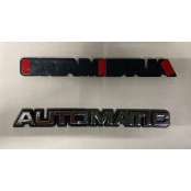 Emblema Chevrolet Automatic Cromado