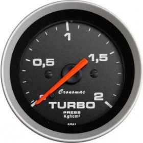 Pressão do Turbo 1 Kgf/cm² ou 2Kgf/cm²  - ø=60mm - Cronomac Linha Sport