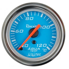 Termômetro Água 40 - 120ºC Mecânico Azul Aro: Rancing (w01.513R)