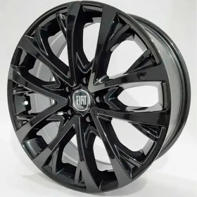 Jogo de Rodas (4 unidades) Aro 16, Mopar, Fiat Toro todos anos, Cor Black Piano