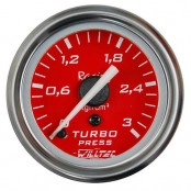 Pressão Turbo 0-3Kg ø=60mm Rosca =Bico 8mm Vermelho (W04.391R)