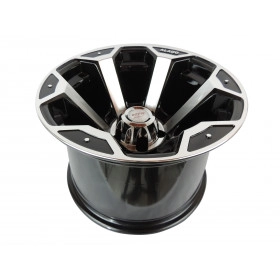 Roda Fortwheel em Liga Leve 15x10 5 furos de 139,7 Black / Diamantada para Jeep ford e Willys, Suzuki Samurai, Suzuki Vitara Anterior a 2007, F-100, F-1000 e Niva 