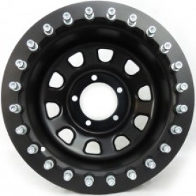 Roda Daytona Black 17x9 com Bead Lock Furação 5x127