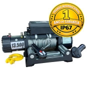 Guincho 13500 LBS Cabo de Aço 2 Controles (Com Fio e Sem Fio)