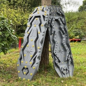 Par de Prancha de Desatolagem 10 Toneladas em Plástico Reforçado com Nylon 108cm - para Veículos 4x4, SUVs e Caminhonete